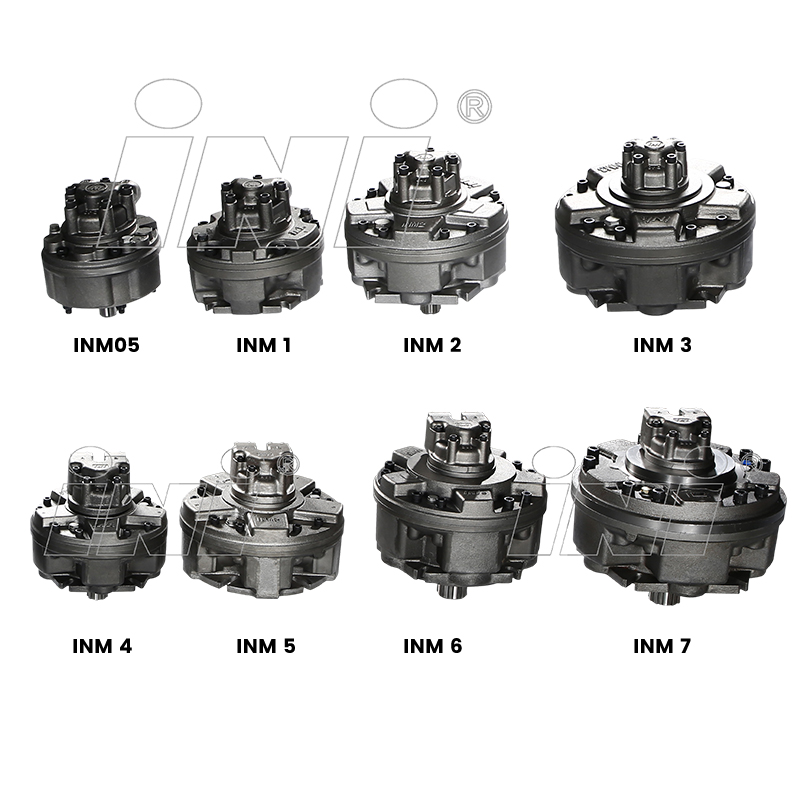 Motor Hidraulik Omboh Jejari Siri INM (Motor siri GM Itali Boleh Ganti)